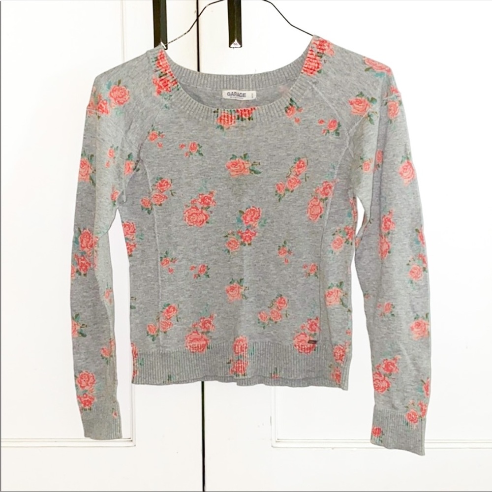 Garage long sleeved floral shirt